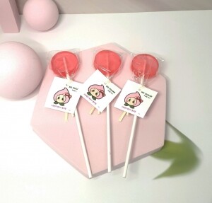 스윗드림,나나니스캔디 무설탕 원주 복숭아팝 - 수제막대사탕,무설탕 ,화이트데이선물